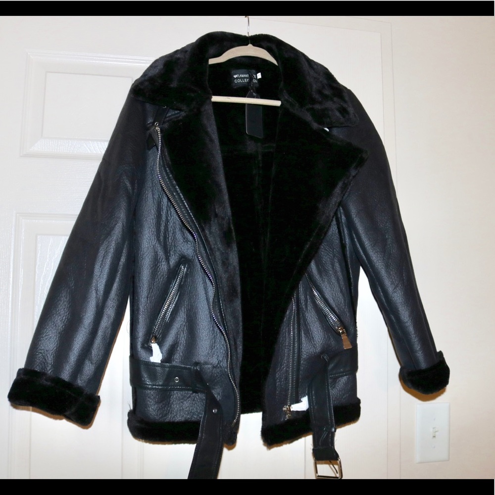 Faux Sherling Jacket
